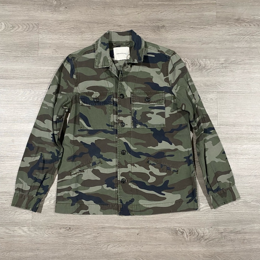 Women’s Thread & Supply Camouflage Jacket Shacket XS